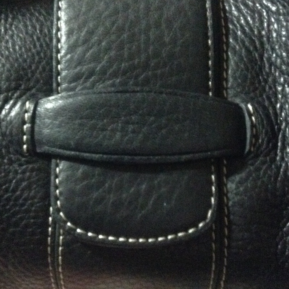 Ann Taylor Black Leather Shoulder bag